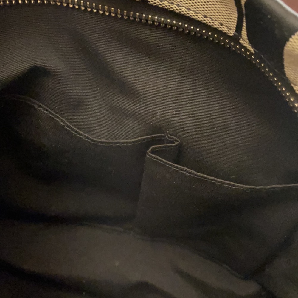 Coach Black Signature striped Crossbody bag - Picture 6 of 8